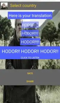 Hold the door Hodor Translated Screen Shot 0