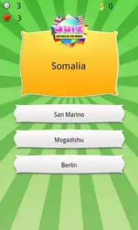 Capitals of The World Quiz Screen Shot 1