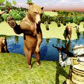 Bear shooter 3d game berburu hewan gratis
