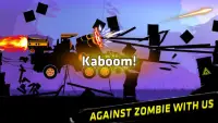 Stickman Racer: Sobrevivência Zombie Screen Shot 1