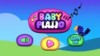 Cute Baby Piano - Kids Games Screen Shot 0