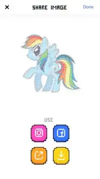 Pixel Art - Little Pony Coloring by Number Screen Shot 5