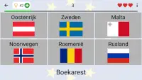 Europese landen - Kaarten, vlaggen en hoofdsteden Screen Shot 5