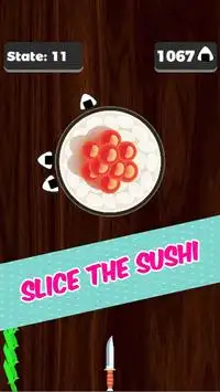寿司ナイフ：最高のスライス寿司ゲーム Screen Shot 2