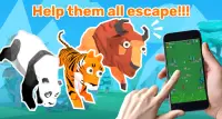 ZooEscape Runner Game🐅Escape from the Zoo! Screen Shot 0