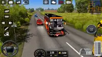 Euro Coach Bus Driving 3D Game Screen Shot 0