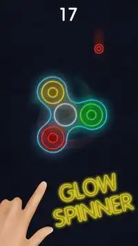 Fidget Spinner Glow - Hot Toys Screen Shot 1