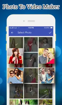 Photo To Video Maker With Music Screen Shot 0