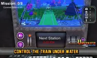 Simulador de trem subaquático: Jogos de trem 🚄 Screen Shot 0