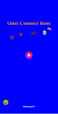 Onet Connect Rose - Classic Connect Game. Screen Shot 0