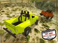 4x4 Jeep Rally driver Sim 3D Screen Shot 9