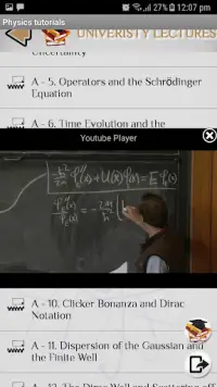 Physics - Tutorials - Lectures Screen Shot 1