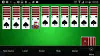 Spider Solitaire Screen Shot 1