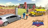 Off Road School Bus: simulador de conducción cuest Screen Shot 3