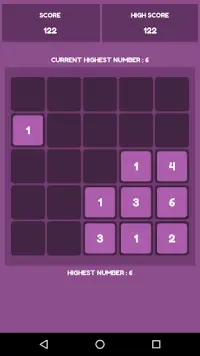 Increase Up Maths Puzzles Score 2048 game Screen Shot 2