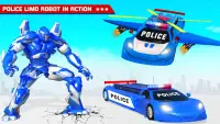 लिमो कार डिनो रोबोट कार गेम Screen Shot 6
