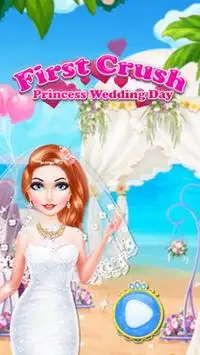 Juegos de vestir de boda de la princesa real Screen Shot 0