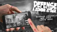 Pertahanan serangan zombie Screen Shot 1