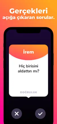 Doğruluk mu Cesaret mi - Oyun Screen Shot 1