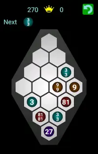 Master 2048 Hexagon Screen Shot 6