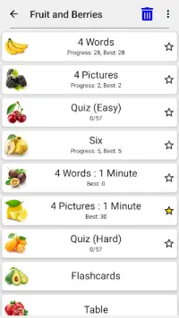 Fruit and Vegetables - Quiz Screen Shot 4