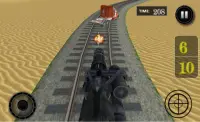 Gunship Bullet Train: Hürden Screen Shot 1