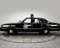Полицейский автомобиль Пазл Screen Shot 3