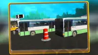 3D Airport Bus Parking Screen Shot 1