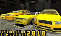 Driving a Taxi Simulator 2018 Screen Shot 1