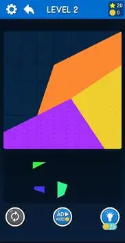 Tangram puzzle games (free) Block clasic tangram Screen Shot 1