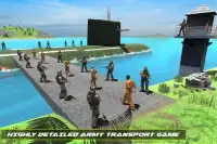 US Army Transporter Spiele - U-Boot fahren Sim Screen Shot 2