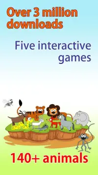 Kids Zoo, animal sounds & pictures, games for kids Screen Shot 9