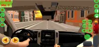 Van Bus Driving Transport Game Screen Shot 2