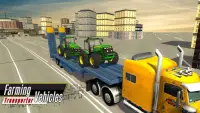 Farming Vehicles Transport: Transporter Truck Sim Screen Shot 1