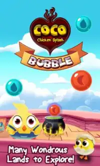bubble coco 2 : chicken splash Screen Shot 0