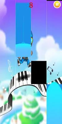 Piano Sonic Boy Tiles Screen Shot 3