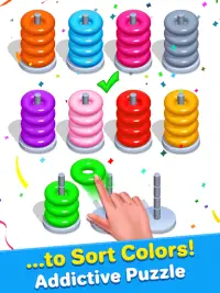 Color Hoop Sort - Sort it Puzzle - Hoop Stack Screen Shot 7