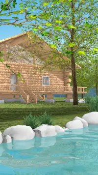 fuga gioco: Log House Screen Shot 1