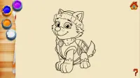 Paw Coloring Puppy Patrol For Kids Screen Shot 4