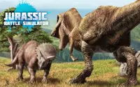 Jurassic Battle Simulator Epic War 3D Dino Batalha Screen Shot 0