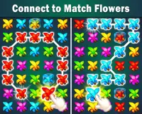 खिलना फूल खेल: रंग मैच फूल खेल मुक्त Screen Shot 0