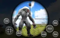Gros Pied Monstre Wars 3D Jeu Chasse Ogre Sasquatc Screen Shot 0