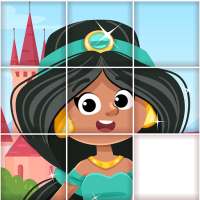 👸Princess Sliding Puzzle 🧩A puzzle game for kids