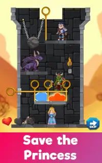 Hero Adventure : Pull the pin - Hero Rescue Puzzle Screen Shot 15