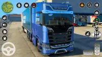 Cargo Truck Driving Sim Game Screen Shot 0