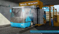 Городской автобус Мойка Бензоколонка Стоянка Игры Screen Shot 5