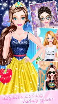 Gorgeous princess dress show - stylish girls game Screen Shot 0