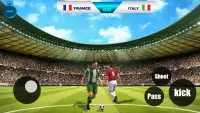 Liga de campeones del fútbol real - Copa del mundo Screen Shot 0