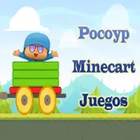 Pocoyp Minecart Juegos Screen Shot 0