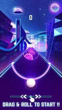 Beat Roller - Jeu de balle de musique Screen Shot 0